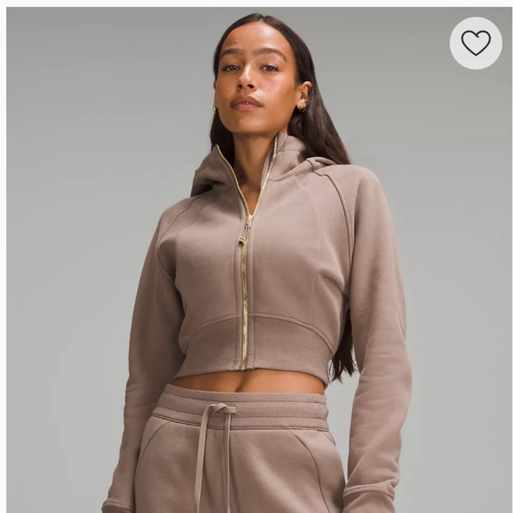 Scuba Full Zip Cropped Hoodie - New
